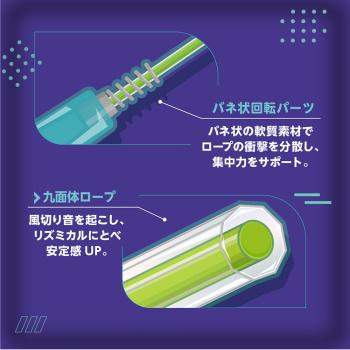 瞬足なわとびZONE エッジパープル