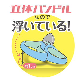 学習はさみ サットル 右手用 ブルー