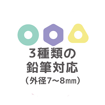 4つの削り方が選べる鉛筆削り ブラック