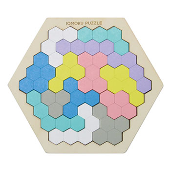 イクモク木製知育パズル 六角形